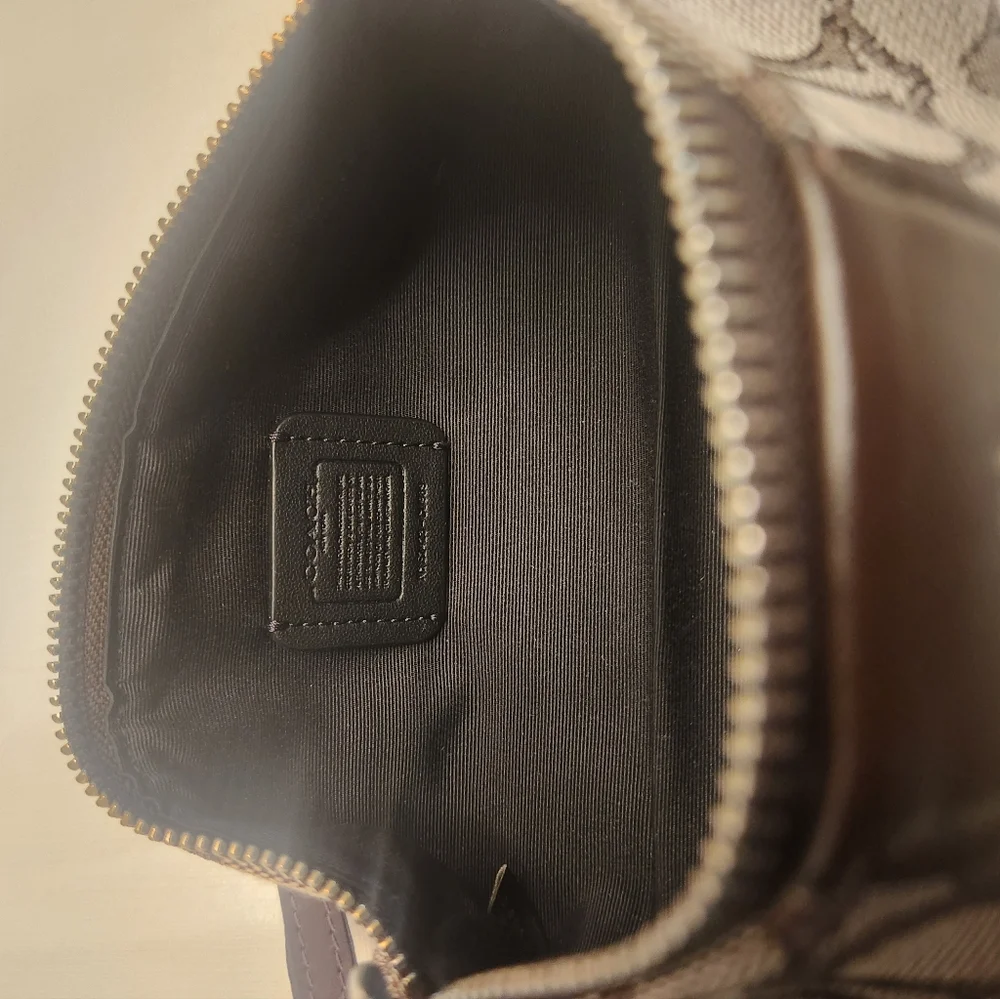 Coach Brown and Tan Wristlet - Picture 7 of 7